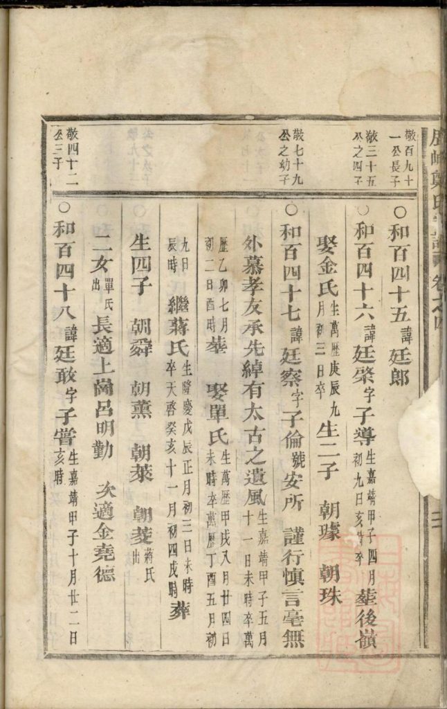 图片[3]-浙江东阳鹿峰郑氏宗谱（卷之四）电子版PDF下载-中华家谱网
