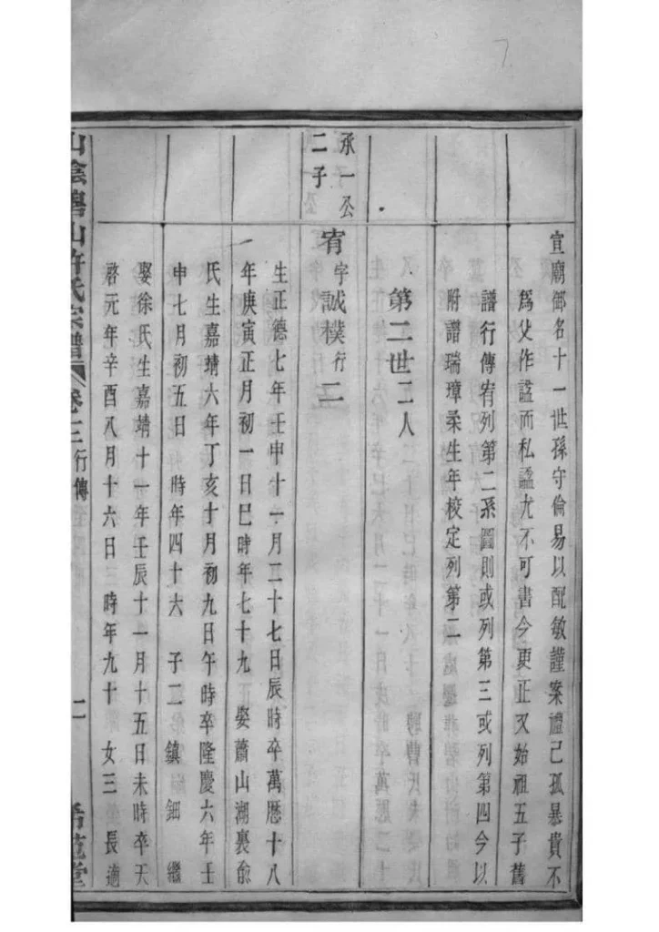 图片[7]-浙江杭州萧山区山阴碧山许氏宗谱（希范堂）电子版PDF下载-中华家谱网