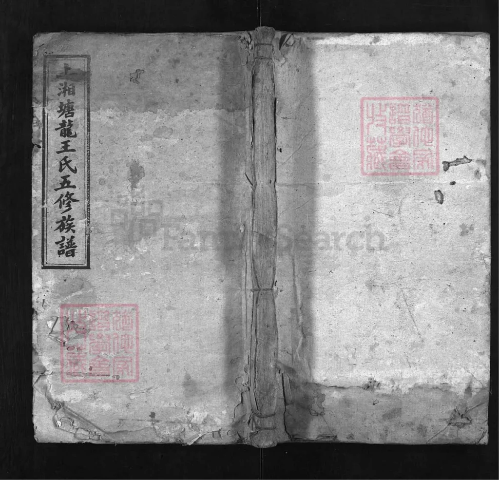 图片[1]-湖南湘乡上湘塘龙王氏五修族谱（三槐堂）电子版PDF下载-中华家谱网