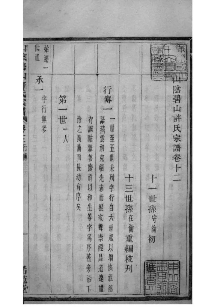 图片[5]-浙江杭州萧山区山阴碧山许氏宗谱（希范堂）电子版PDF下载-中华家谱网