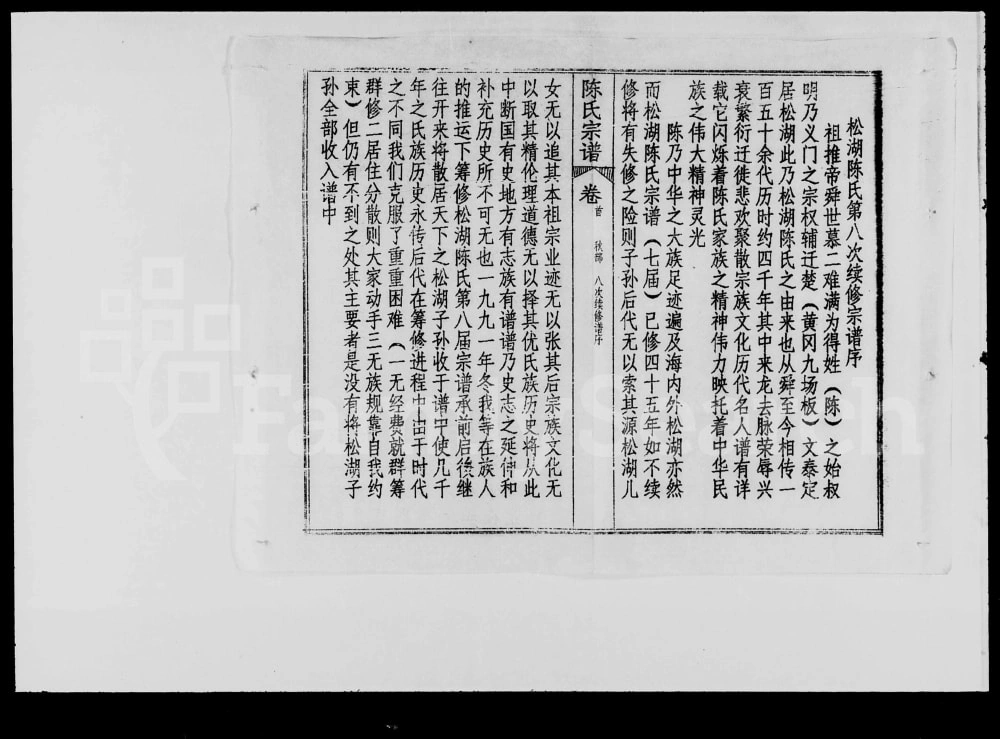 图片[2]-湖北武穴松湖陈氏宗谱电子版PDF下载-中华家谱网