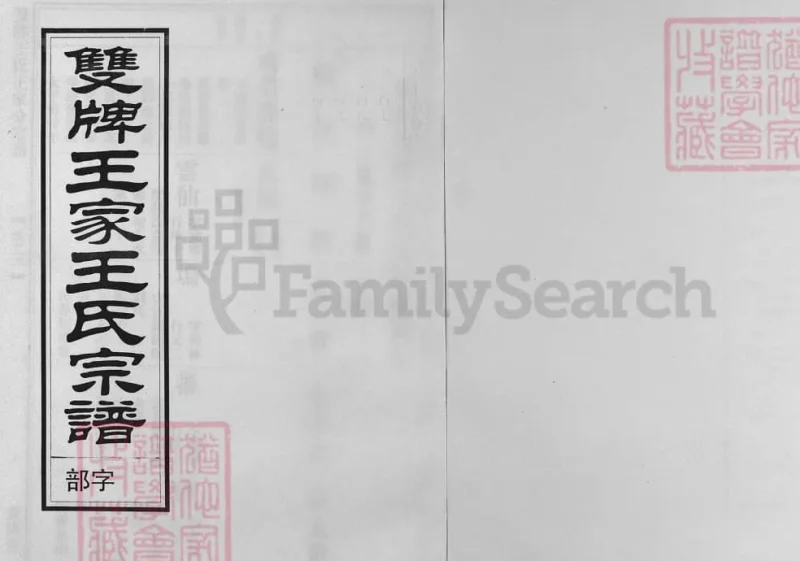 浙江兰溪双牌王氏王家分宗谱（宝训堂）-中华家谱网