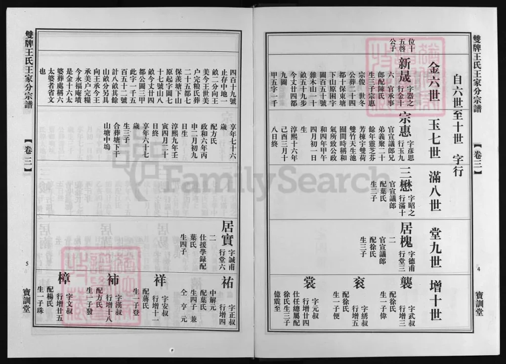 图片[5]-浙江兰溪双牌王氏王家分宗谱（宝训堂）电子版PDF下载-中华家谱网