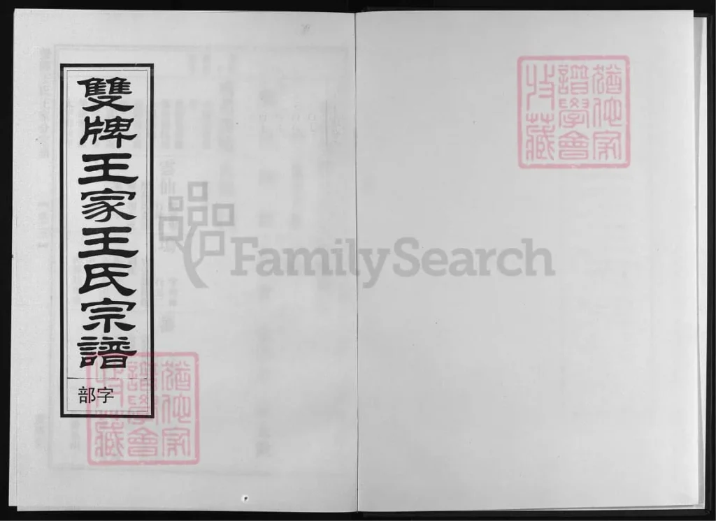 图片[1]-浙江兰溪双牌王氏王家分宗谱（宝训堂）电子版PDF下载-中华家谱网
