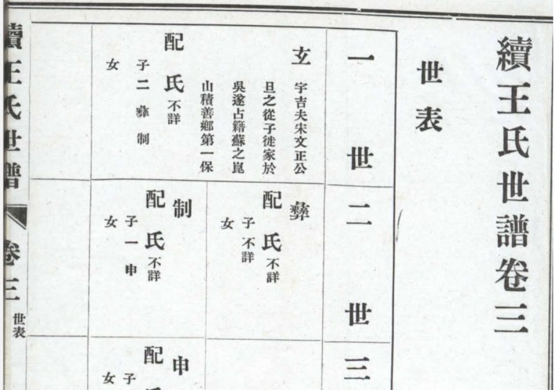 上海嘉定续王氏世谱-中华家谱网