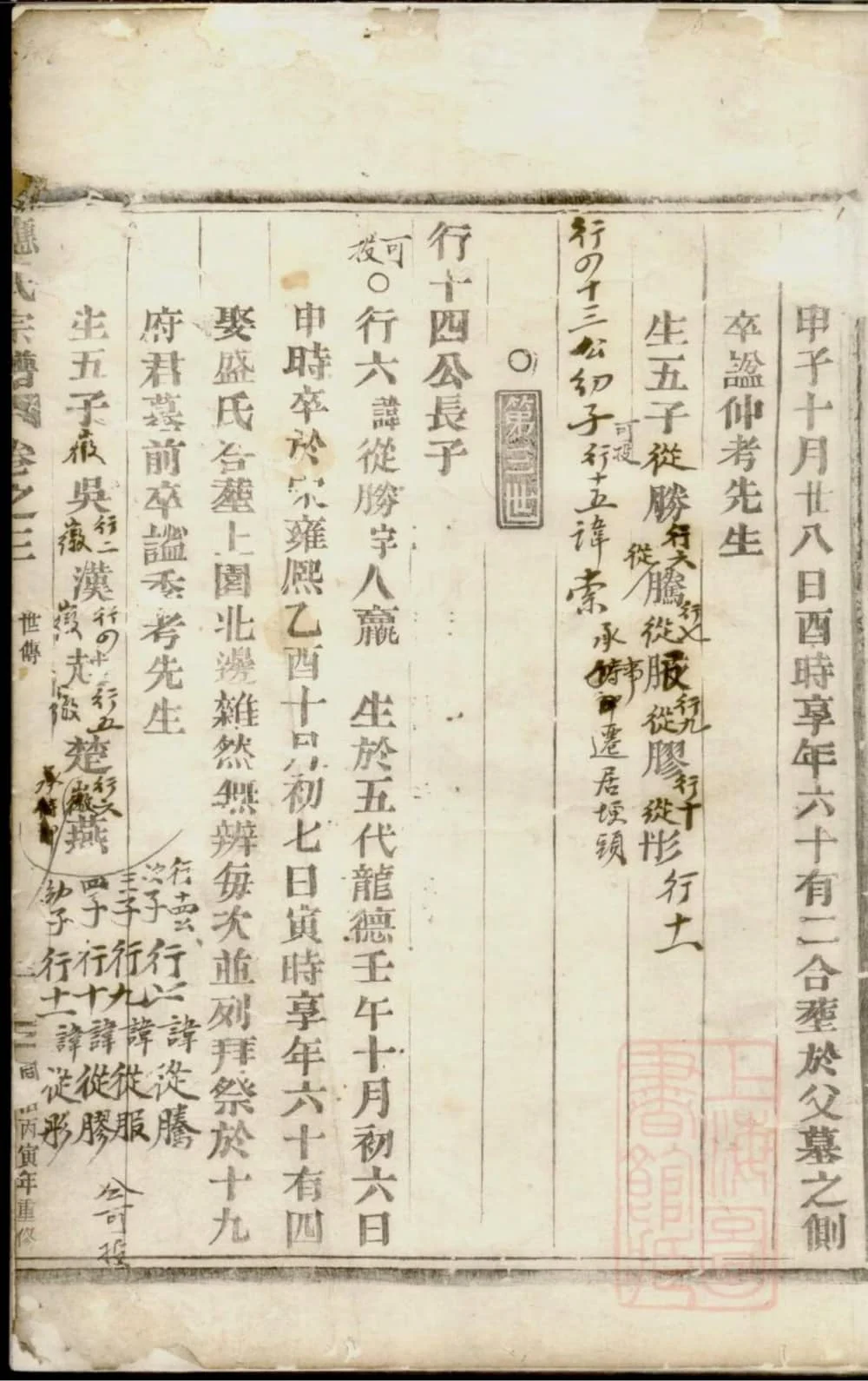 图片[5]-浙江永康屏岩应氏宗谱电子版PDF下载-中华家谱网