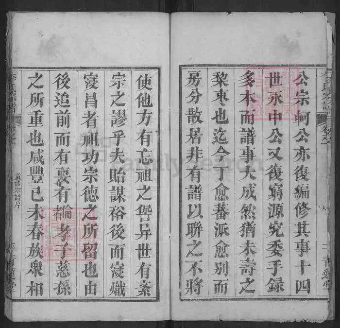 图片[3]-湖北黄冈红安安邑李氏宗谱（青莲堂）电子版PDF下载-中华家谱网