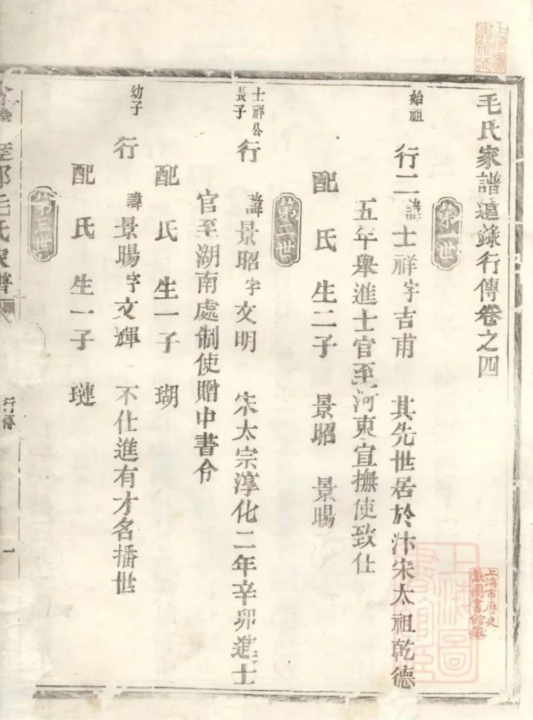 图片[5]-浙江绍兴会稽达郭毛氏家谱（长发堂）电子版PDF下载-中华家谱网