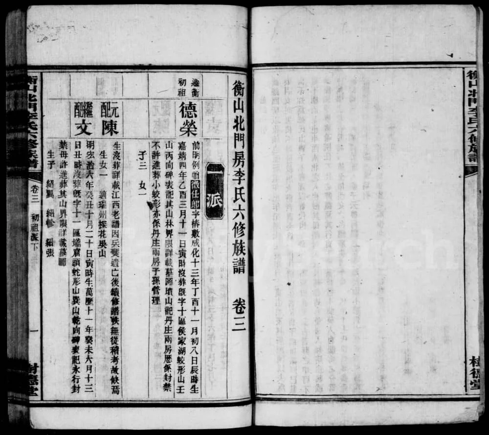 图片[3]-湖南衡阳衡山北门李氏六修族谱（树德堂）电子版PDF下载-中华家谱网