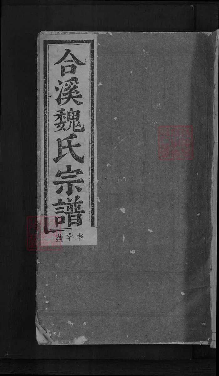 图片[1]-浙江金华浦江濮阳合溪魏氏宗谱PDF下载-中华家谱网