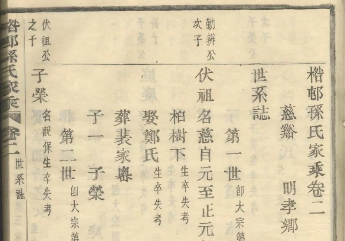 浙江慈溪桕村孙氏家乘（慎德堂）PDF下载-中华家谱网