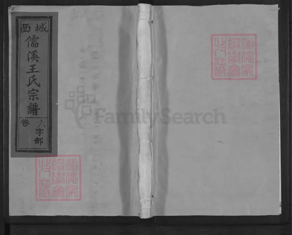 图片[1]-江西上饶城西儒溪王氏宗谱电子版PDF下载-中华家谱网