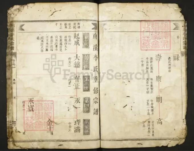 浙江丽水遂昌南溪李氏宗谱（旋元堂）-中华家谱网