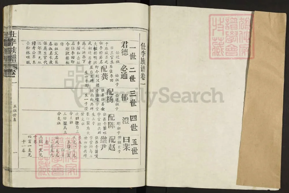 图片[5]-湖北孝感仕李族谱电子版PDF下载-中华家谱网