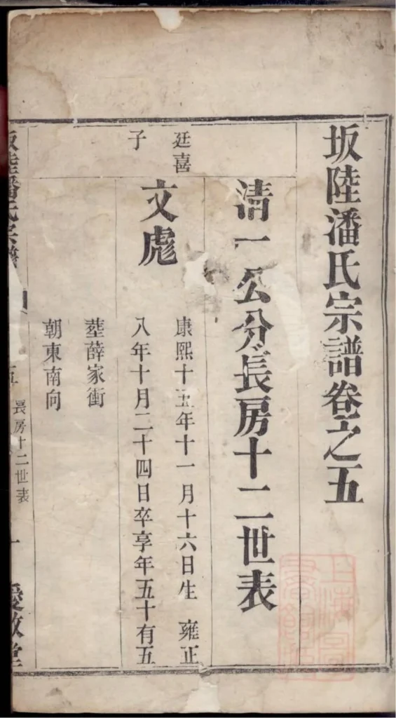 图片[5]-江苏宜兴坂陆潘氏宗谱（爱敬堂）电子版PDF下载-中华家谱网