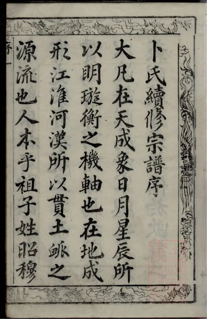 图片[2]-江苏常州武进卜氏宗谱（文学堂）PDF下载-中华家谱网