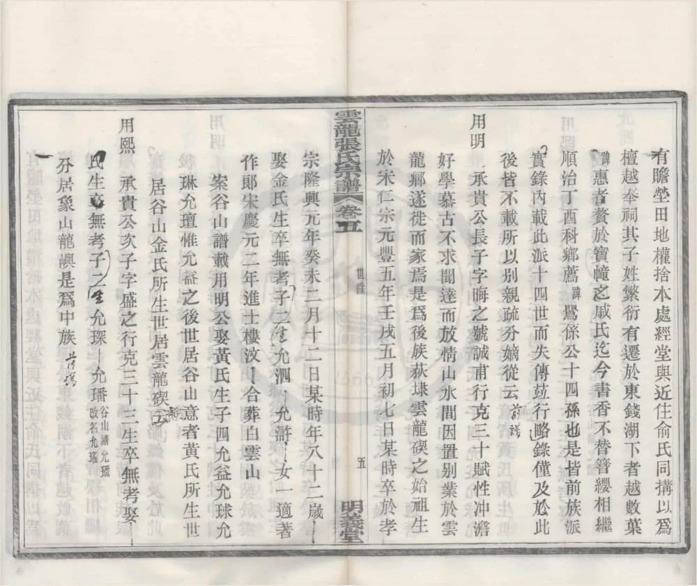 图片[8]-浙江宁波鄞州云龙碶张氏地房谱（明义堂）电子版PDF下载-中华家谱网