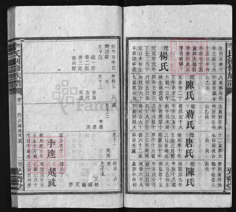 图片[5]-湖南永州东安李氏创修族谱（光裕堂）电子版PDF下载-中华家谱网