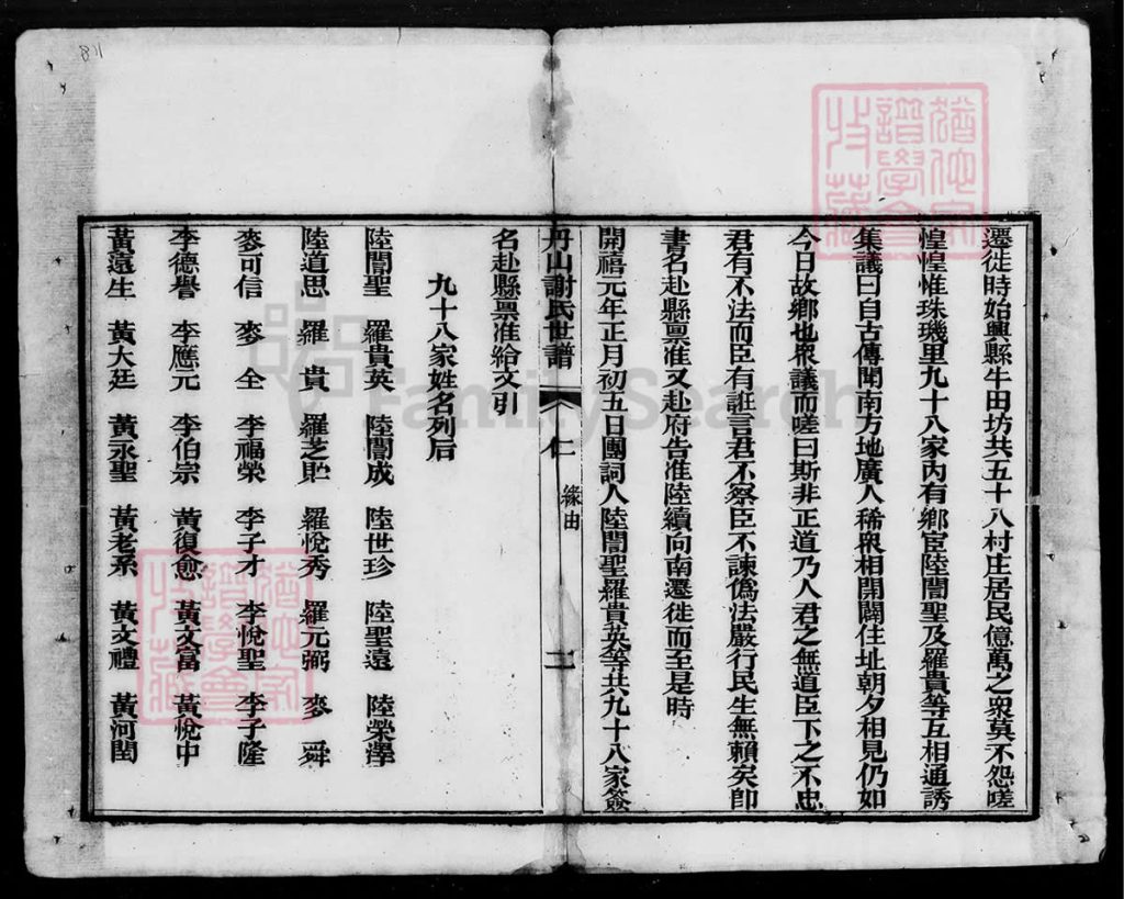 图片[3]-广东佛山南海区丹山谢氏世谱PDF下载-中华家谱网