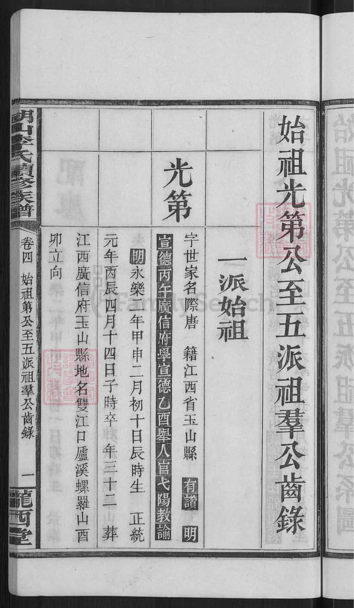 图片[5]-湖南湘乡上湘湖山李氏续修族谱（陇西堂）PDF下载-中华家谱网
