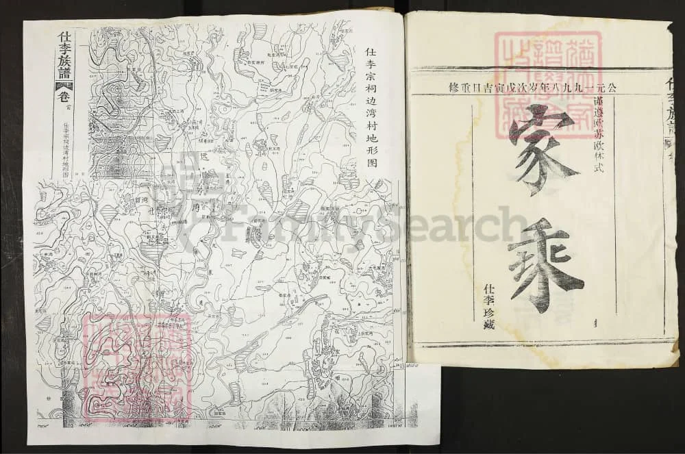 图片[2]-湖北孝感仕李族谱电子版PDF下载-中华家谱网
