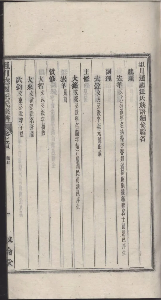 图片[2]-安徽宣城绩溪坦川越国汪氏族谱（叙伦堂）PDF下载-中华家谱网