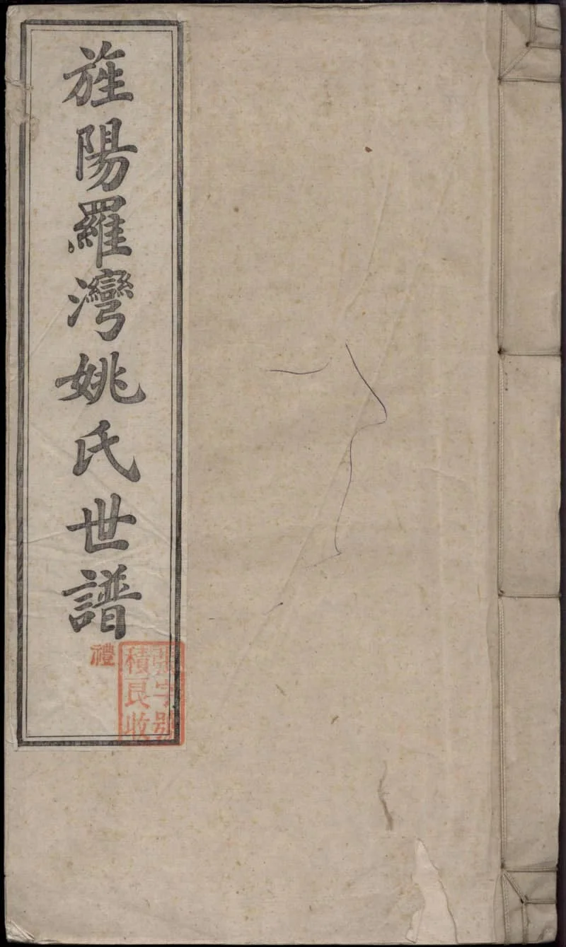 图片[1]-安徽宣城旌德旌阳罗湾姚氏世谱PDF下载-中华家谱网