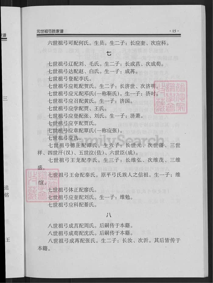 图片[6]-山西原平市张村弓氏族谱PDF下载-中华家谱网