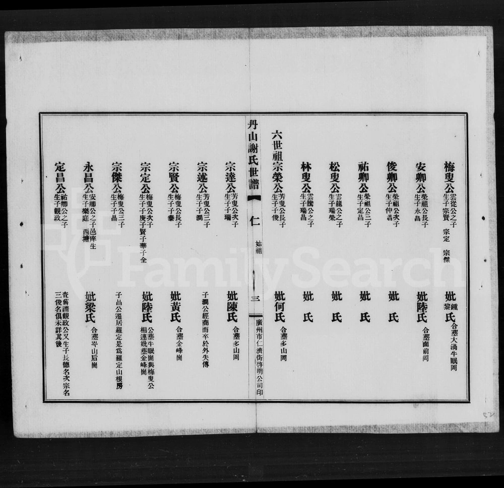 图片[6]-广东佛山南海区丹山谢氏世谱电子版PDF下载-中华家谱网