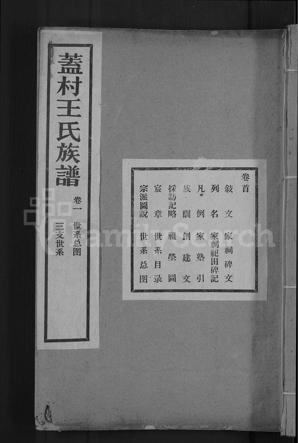 图片[1]-山东滕州古滕盖村王氏族谱电子版PDF下载-中华家谱网