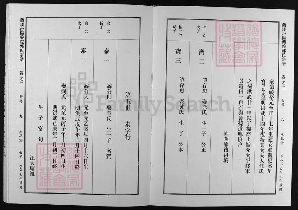 图片[8]-浙江兰溪汾阳药院郭氏宗谱（永思堂）电子版PDF下载-中华家谱网