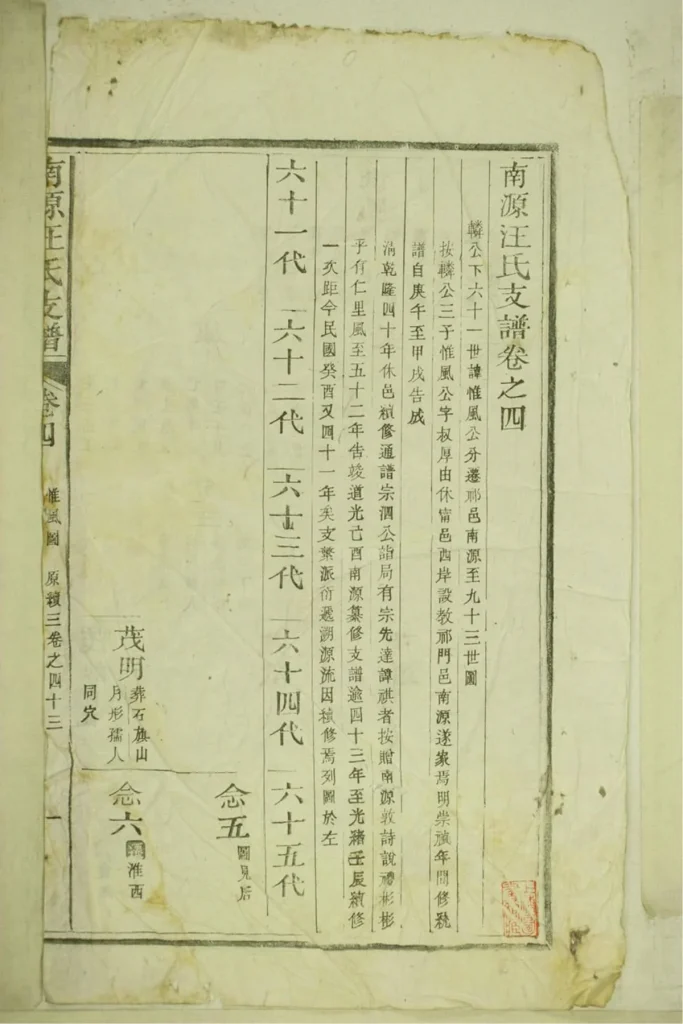 图片[5]-安徽黄山祁门南源汪氏支谱PDF下载-中华家谱网