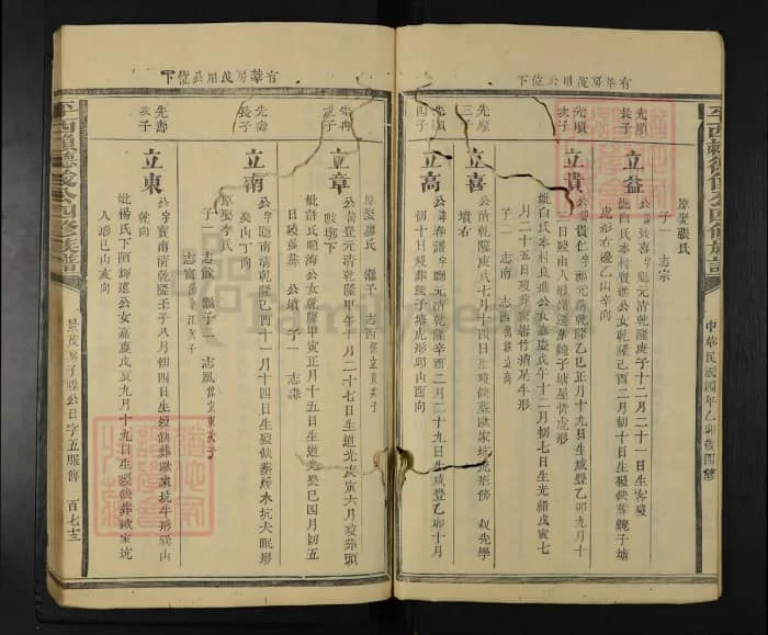 图片[4]-平西梅驿赖氏四修宗谱PDF下载-中华家谱网