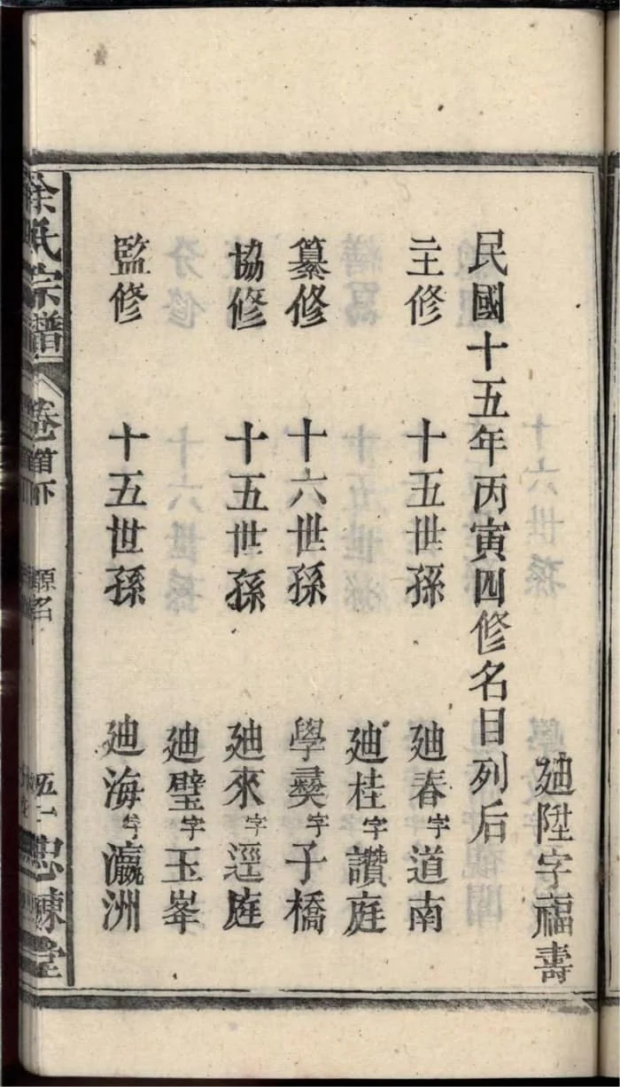 图片[4]-安徽安庆太湖余氏宗谱（忠谏堂）PDF下载-中华家谱网