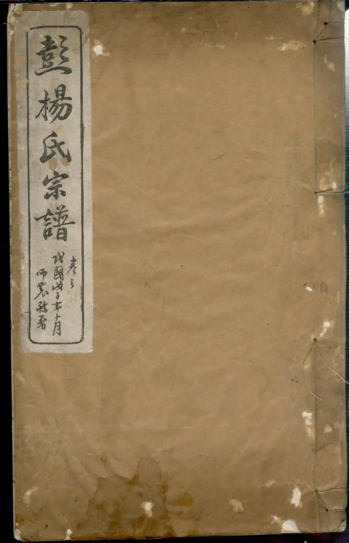 图片[1]-安徽桐城蘖岭彭杨氏续修宗谱PDF下载-中华家谱网