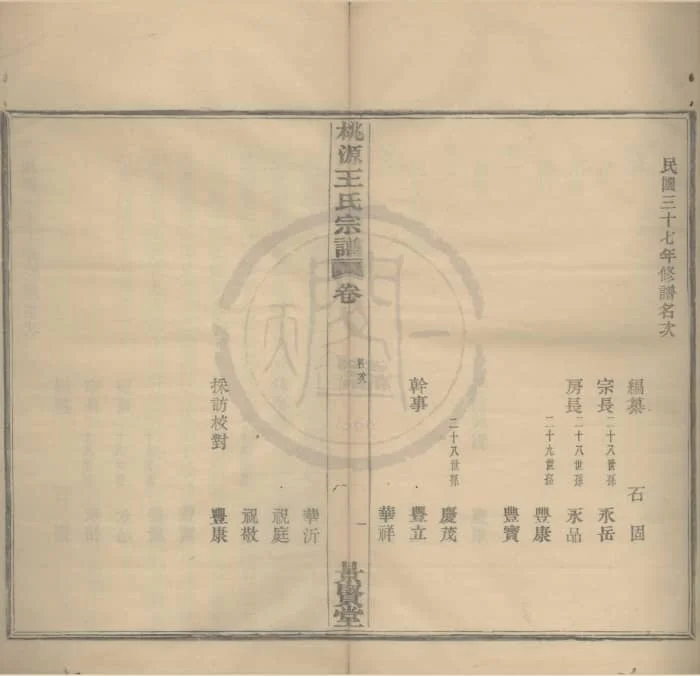 图片[3]-浙江宁波鄞县桃源王氏宗谱（景贤堂）PDF下载-中华家谱网