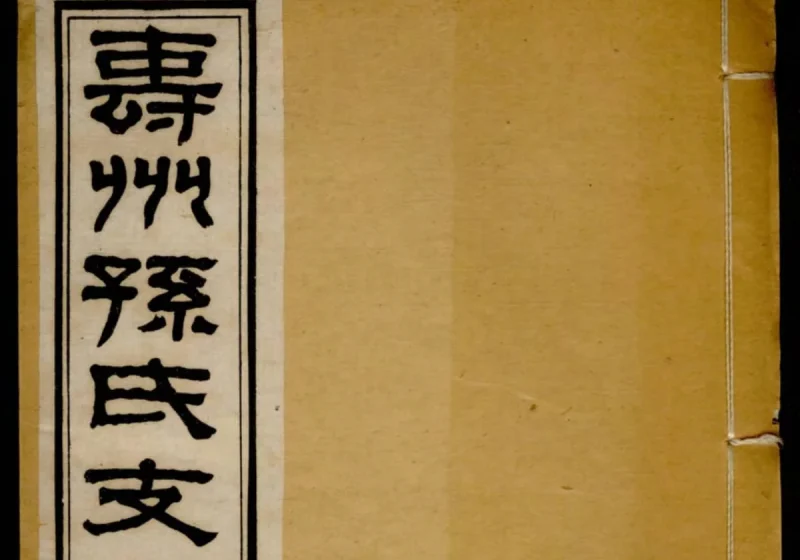 安徽淮南寿县寿州孙氏支谱-中华家谱网