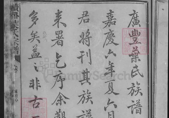 江西广丰读洲叶氏宗谱（余庆堂）-中华家谱网