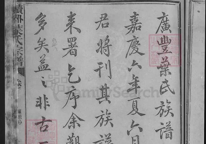江西广丰读洲叶氏宗谱（余庆堂）PDF下载-中华家谱网
