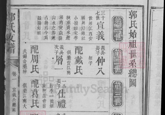 湖南益阳郭氏宗谱竹轩公支谱（尊睦堂）-中华家谱网