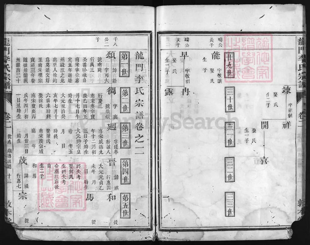 浙江兰溪龙门李氏宗谱（敦本堂）电子版PDF下载-中华家谱网