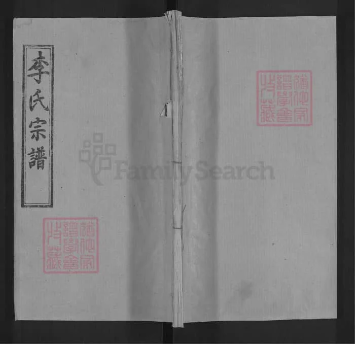 图片[1]-湖北麻城李氏宗谱（青莲堂，92年本）电子版PDF下载-中华家谱网