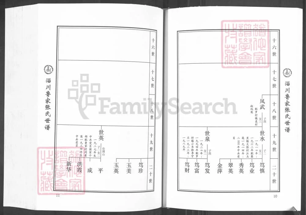 图片[7]-山东淄博淄川鲁家村张氏世谱电子版PDF下载-中华家谱网
