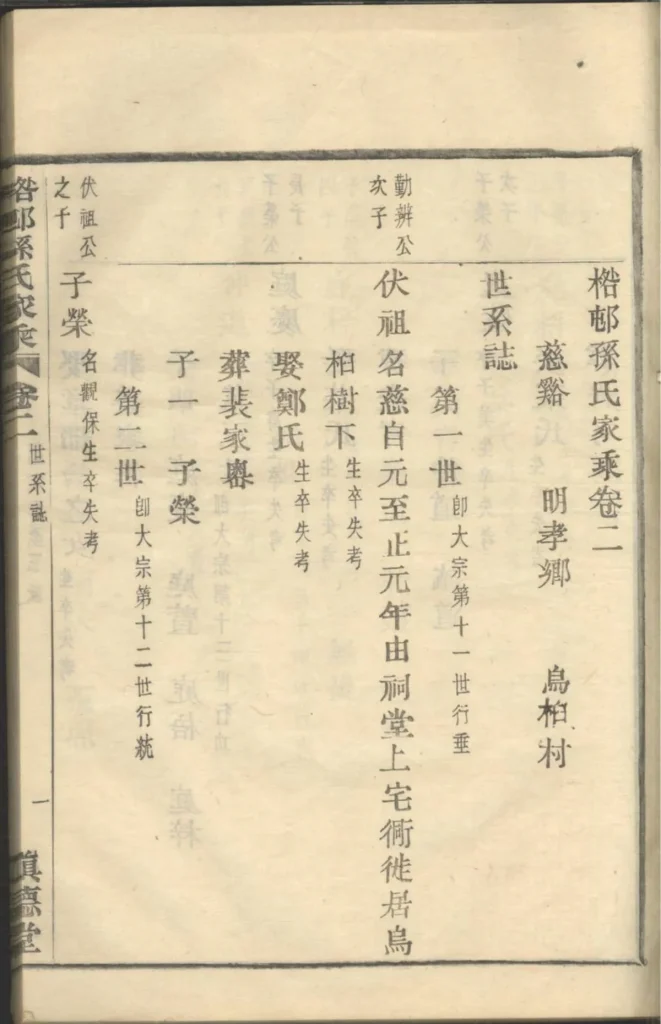 图片[4]-浙江慈溪桕村孙氏家乘（慎德堂）PDF下载-中华家谱网