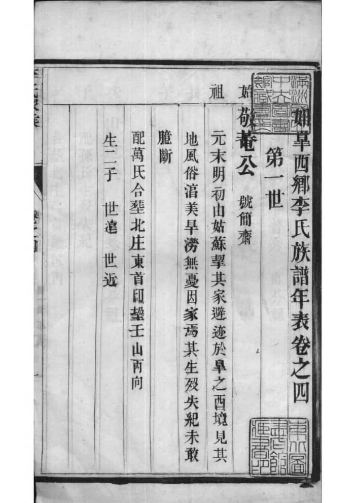 图片[7]-江苏如皋西乡李氏族谱（陇西堂）电子版PDF下载-中华家谱网
