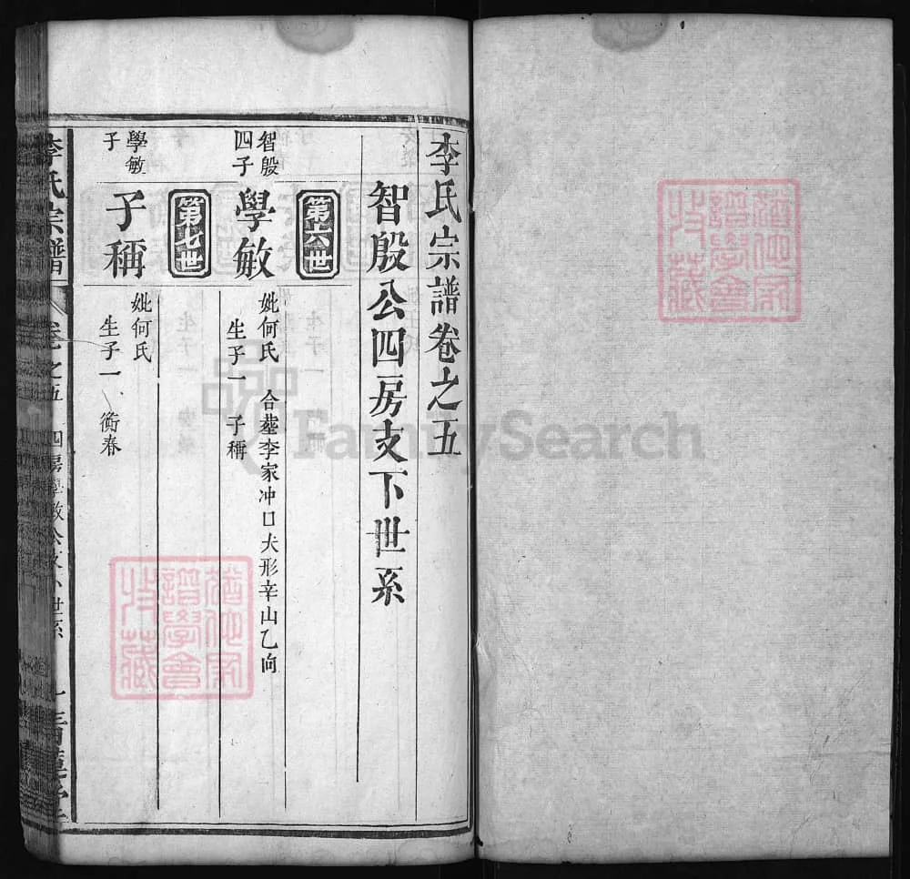图片[7]-湖北麻城李氏宗谱（青莲堂，同治5年本）电子版PDF下载-中华家谱网