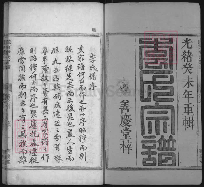 图片[2]-陇西李氏宗谱（善庆堂，松山三田等李氏统谱）电子版PDF下载-中华家谱网