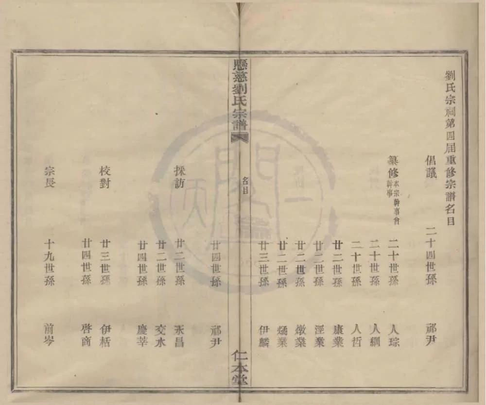 图片[3]-浙江宁波鄞州悬慈刘氏宗谱（仁本堂）电子版PDF下载-中华家谱网