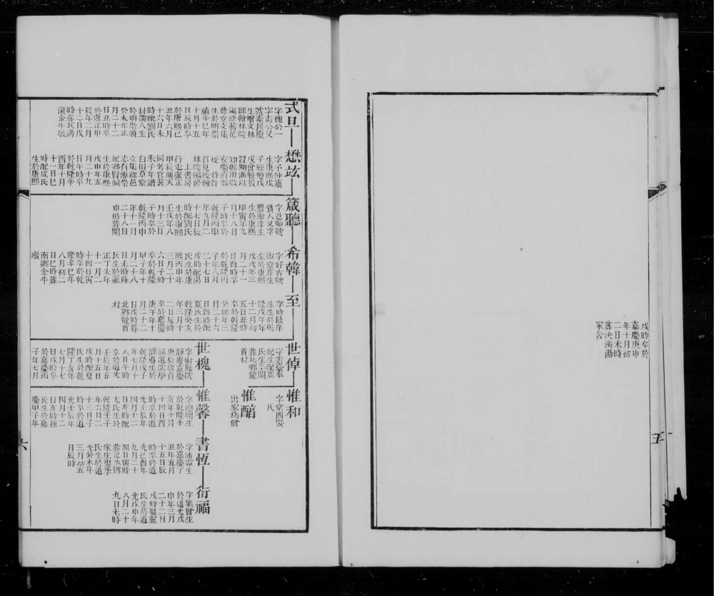 图片[6]-江苏扬州宝应白田王氏小湖公本支世系图电子版PDF下载-中华家谱网