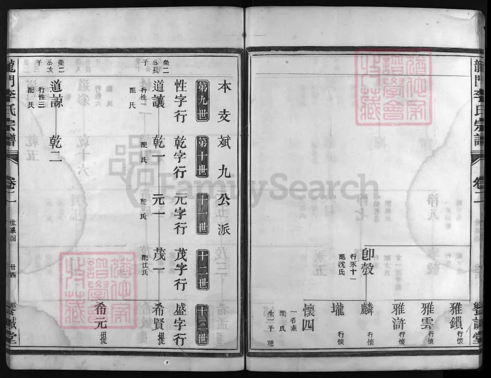 图片[8]-浙江兰溪龙门李氏宗谱（飨诚堂）电子版PDF下载-中华家谱网
